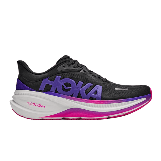 Hoka Women's Clifton Pro – Carbon Black / Cosmic Purple - Interval Running
