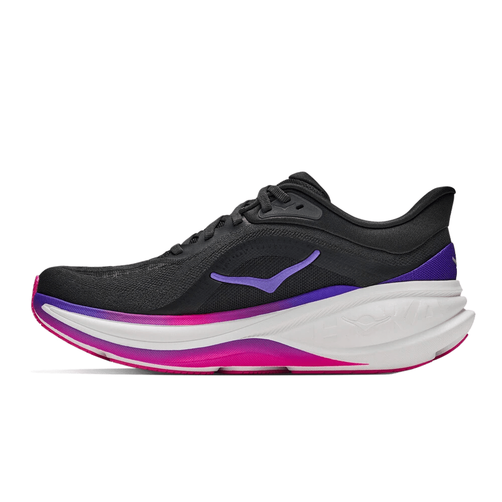 Hoka Women's Clifton Pro – Carbon Black / Cosmic Purple - Interval Running
