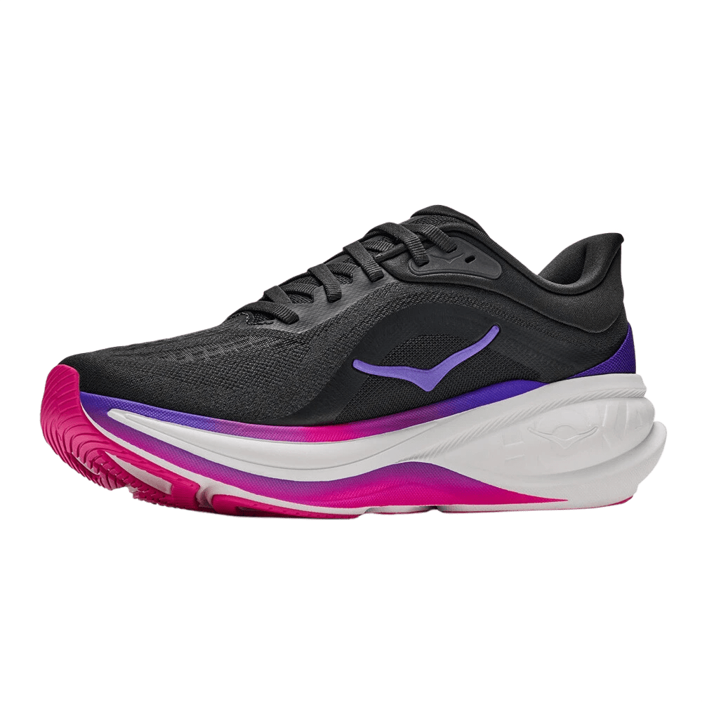 Hoka Women's Clifton Pro – Carbon Black / Cosmic Purple - Interval Running