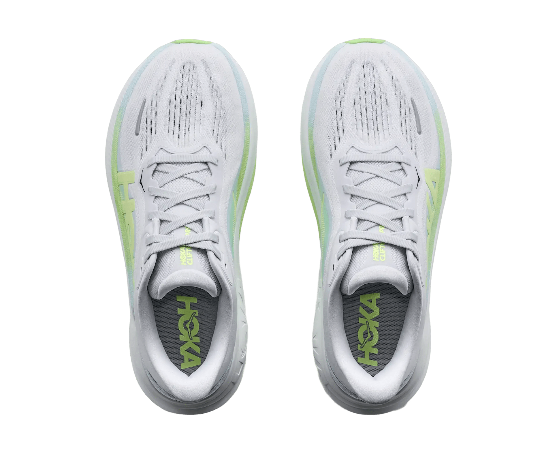 Hoka Women's Clifton Pro – Cosmic Grey / Neon Yuzu - Interval Running