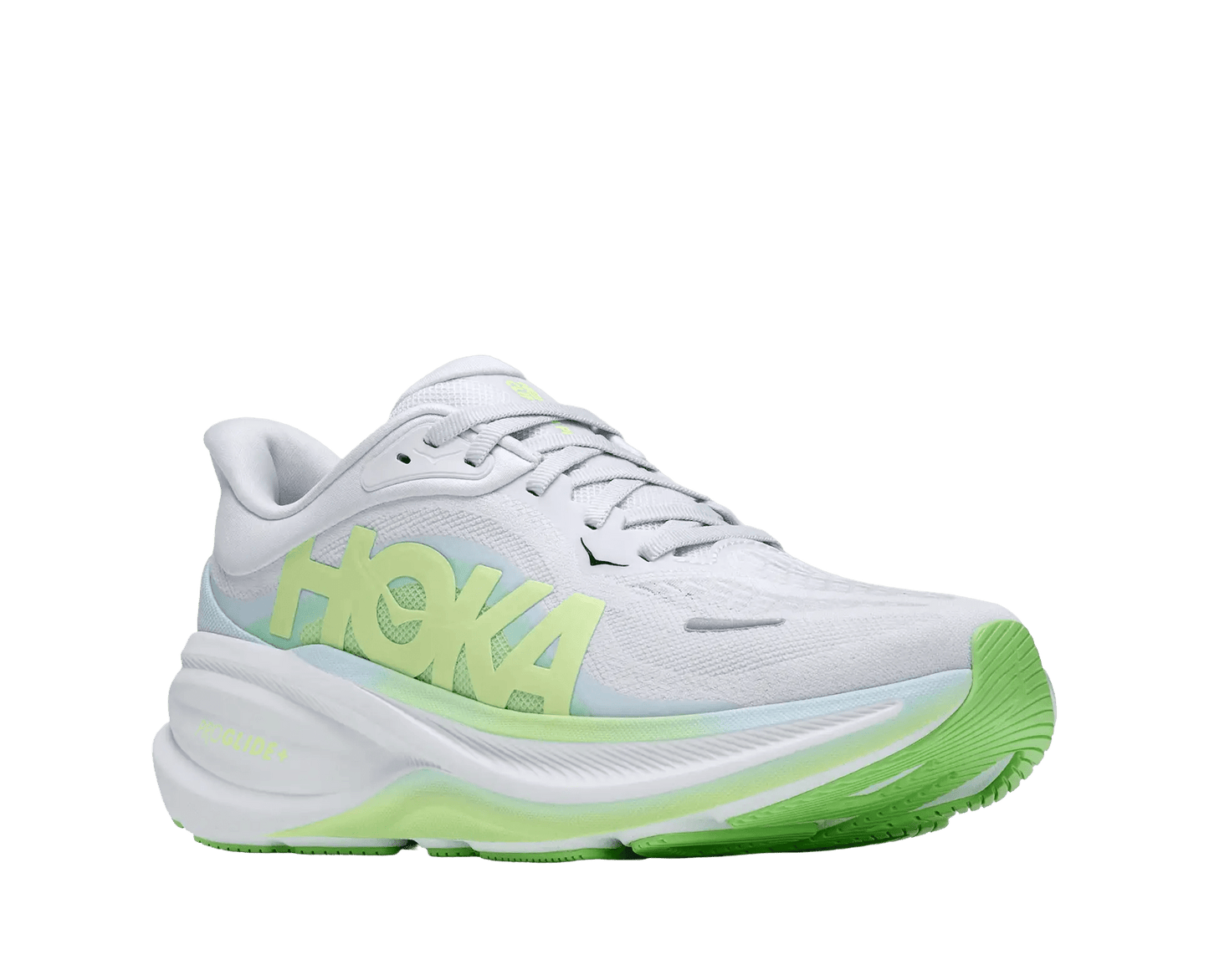 Hoka Women's Clifton Pro – Cosmic Grey / Neon Yuzu - Interval Running