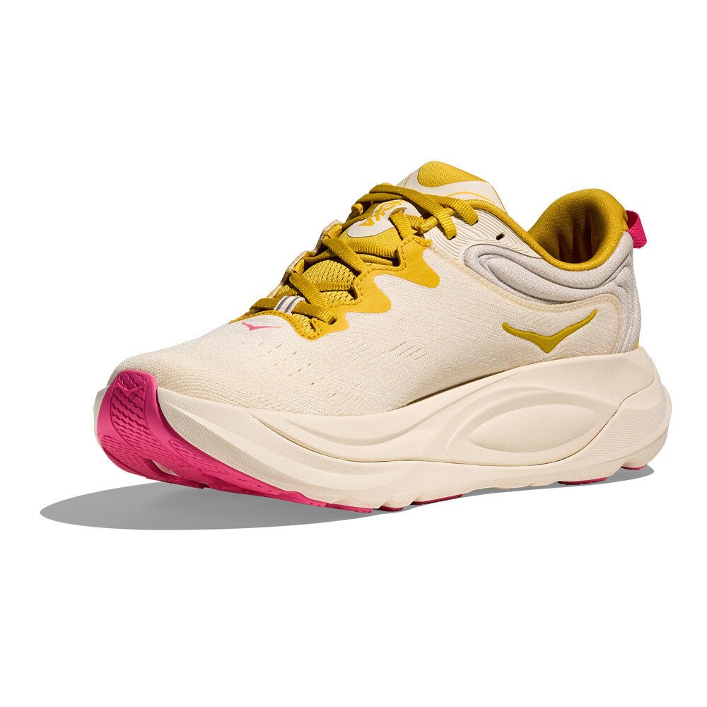 Hoka Women's Gaviota 6 – Birch / Yellow Gold - Interval Running