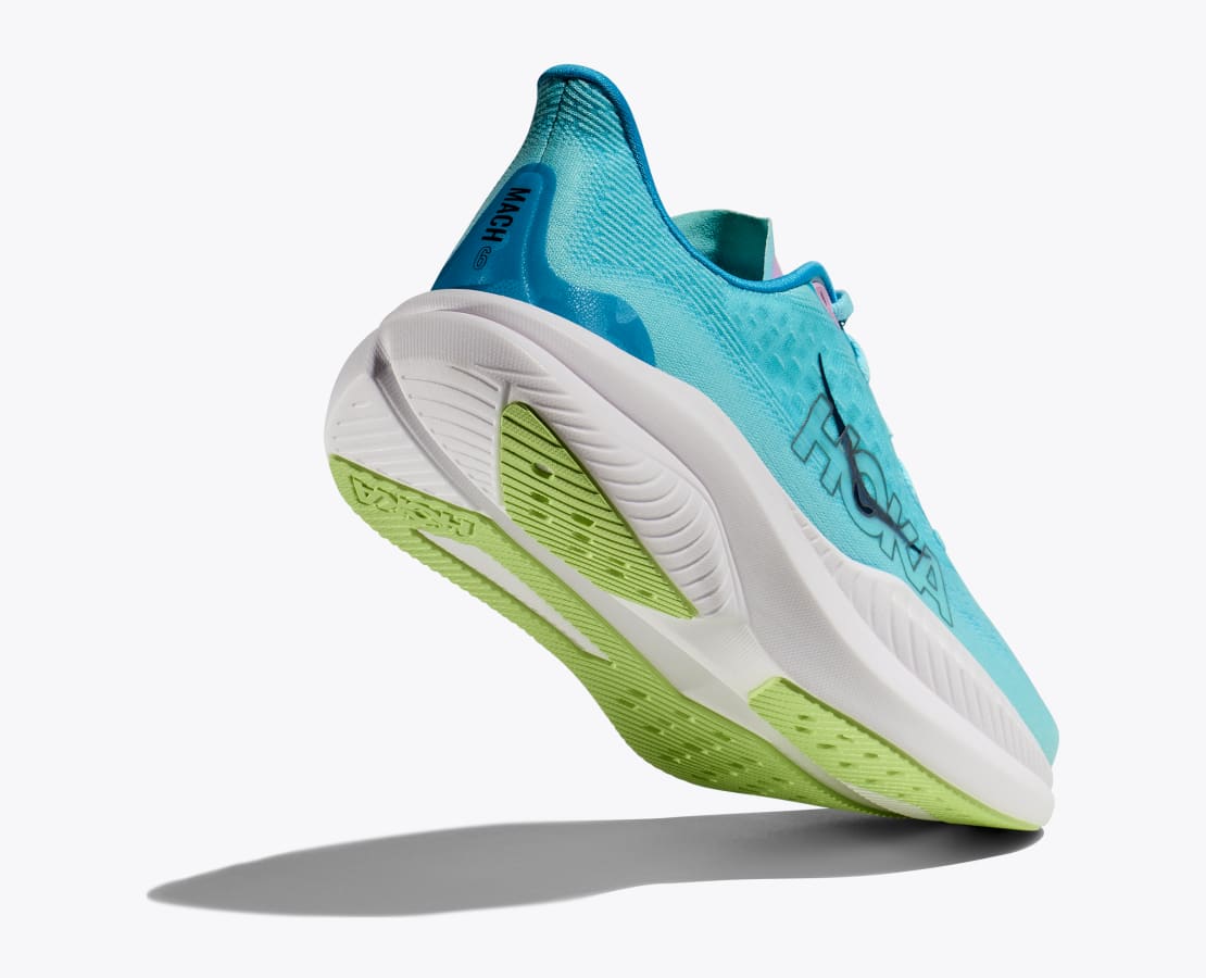Hoka Women's Mach 6 - Cloudless / Waterpark - Interval Running