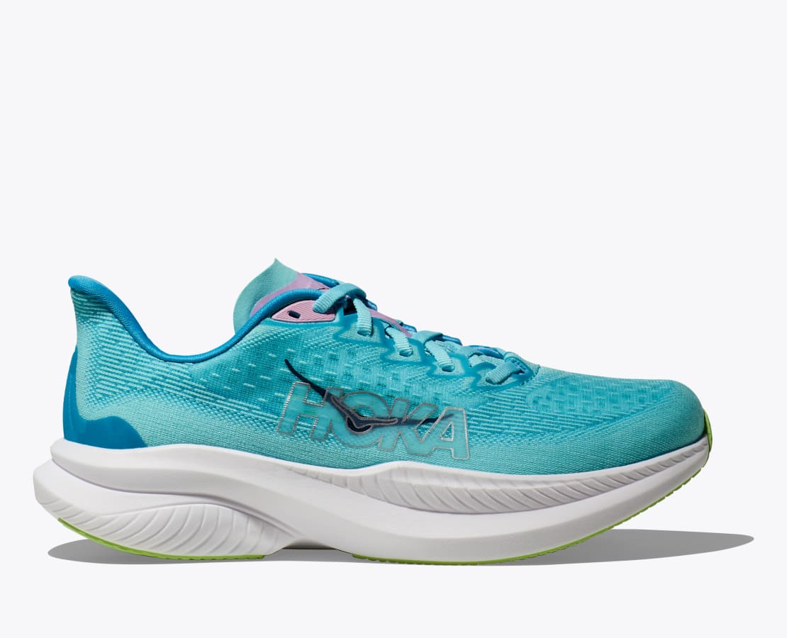 Hoka Women's Mach 6 - Cloudless / Waterpark - Interval Running