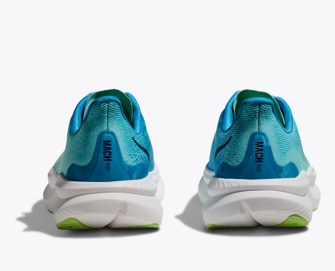 Hoka Women's Mach 6 - Cloudless / Waterpark - Interval Running