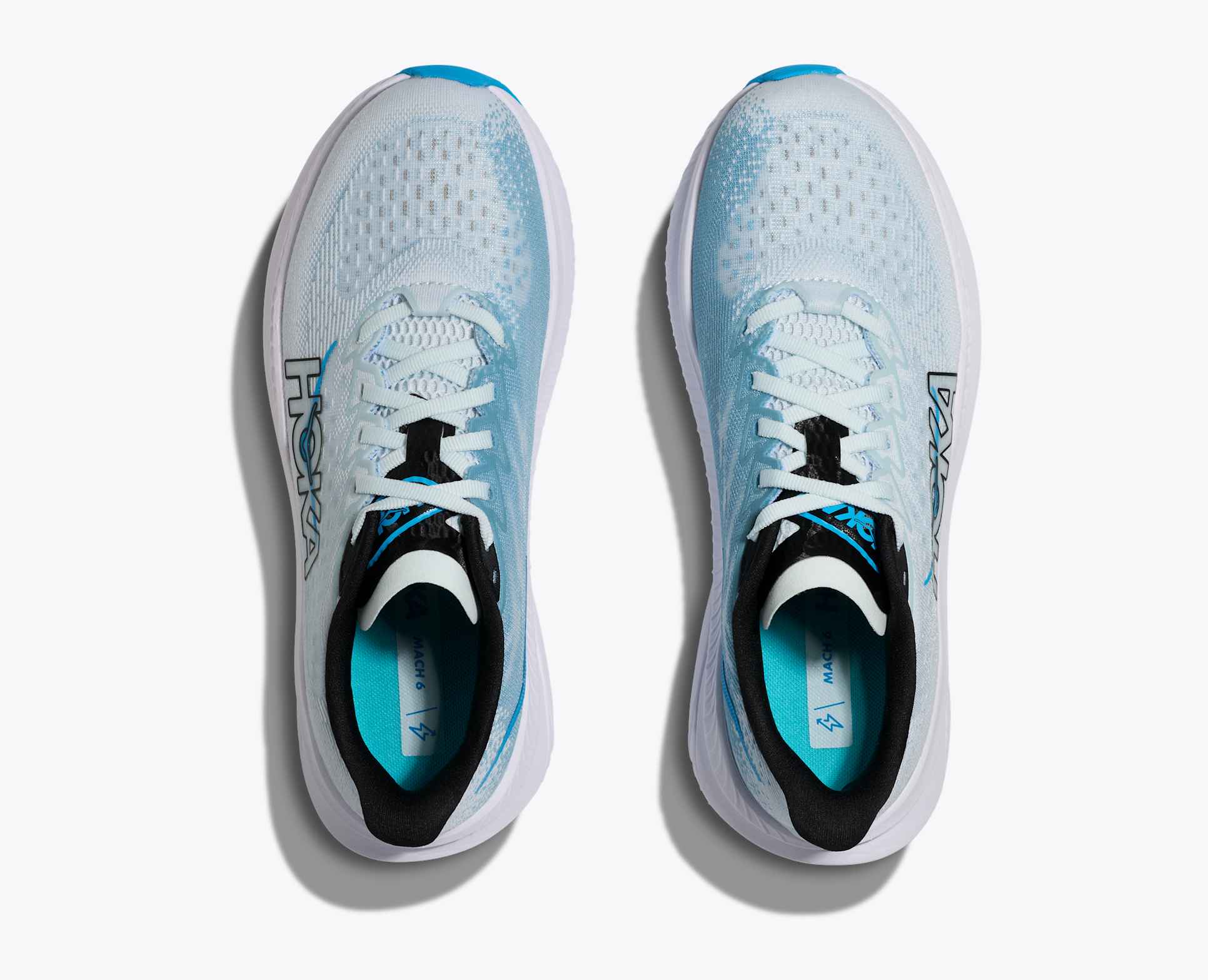 Hoka Women's Mach 6 - Tundra Blue / Raindrop - Interval Running