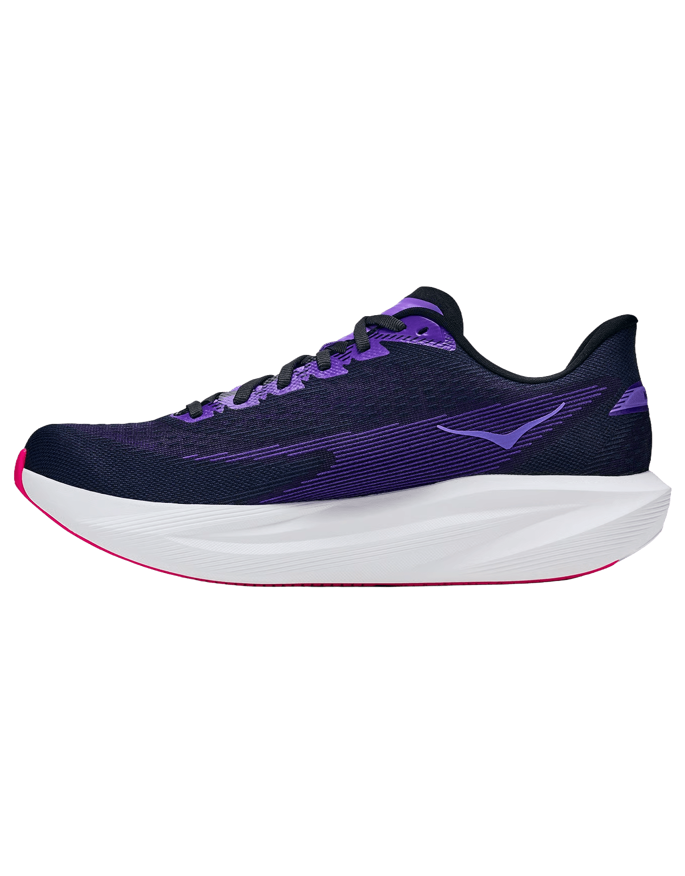 Hoka Women's Mach 7 – Carbon Black / Cosmic Purple - Interval Running