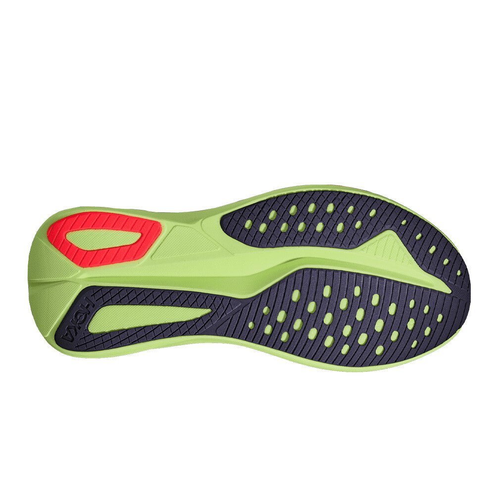Hoka Women's Mach 7 – Frost / Neon Yuzu - Interval Running