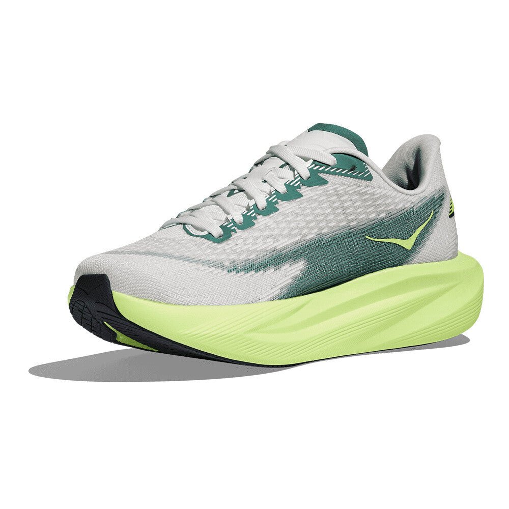 Hoka Women's Mach 7 – Frost / Neon Yuzu - Interval Running