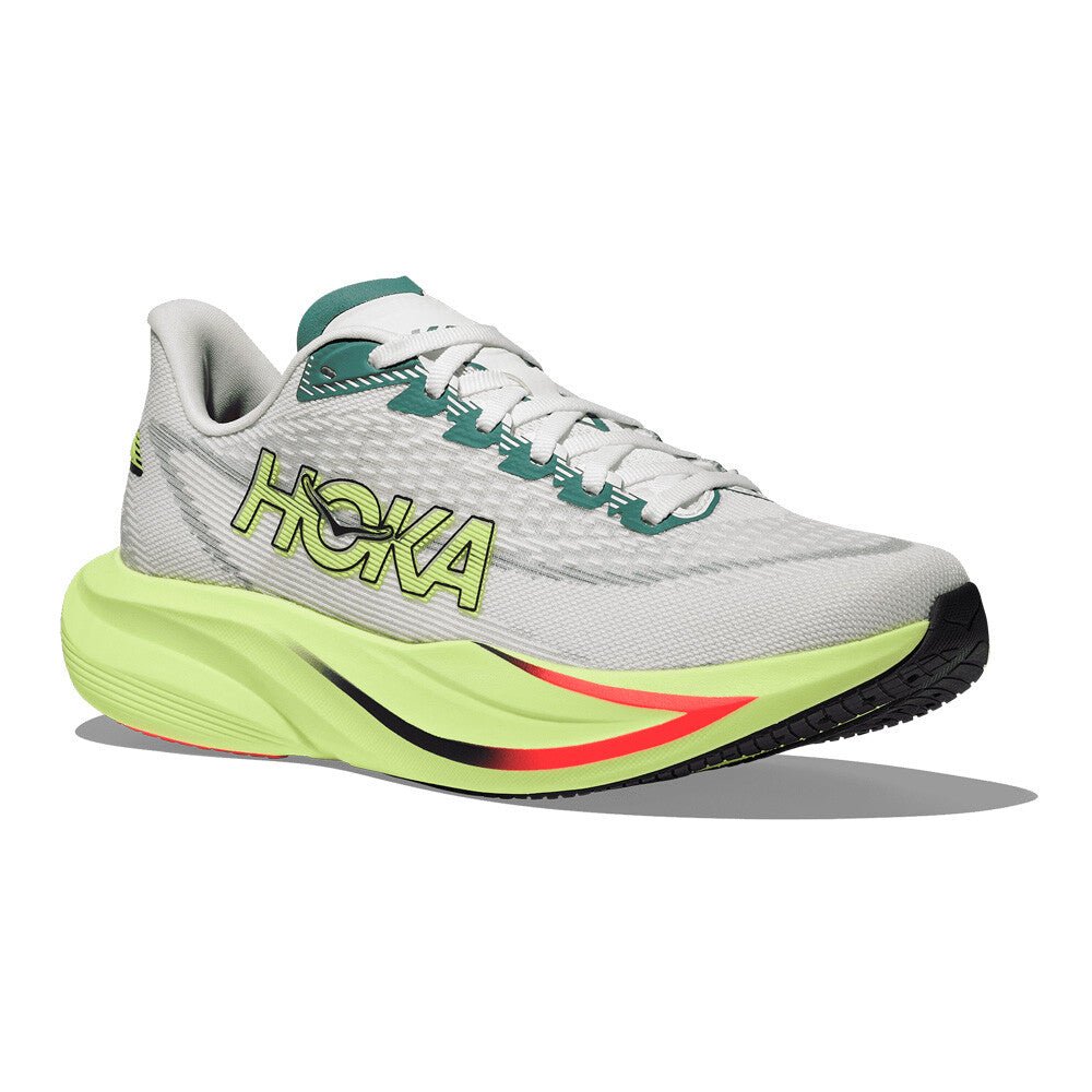 Hoka Women's Mach 7 – Frost / Neon Yuzu - Interval Running