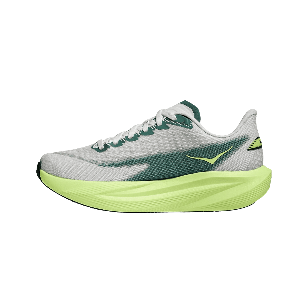 Hoka Women's Mach 7 – Frost / Neon Yuzu - Interval Running