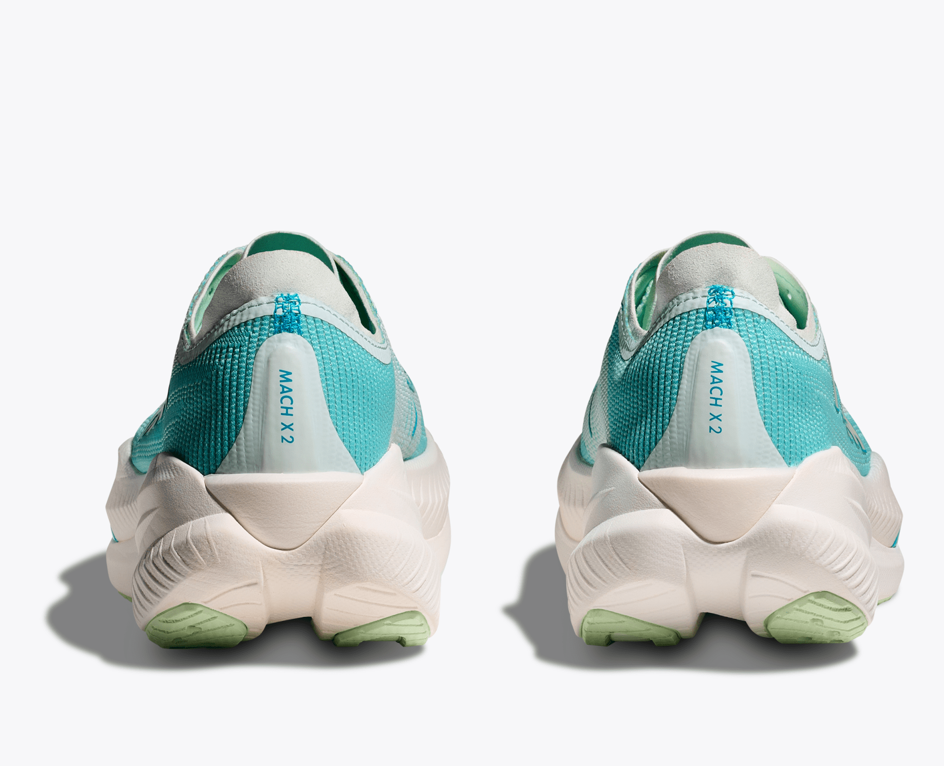 Hoka Women's Mach X 2 – Snow Melt / Blue Spark - Interval Running