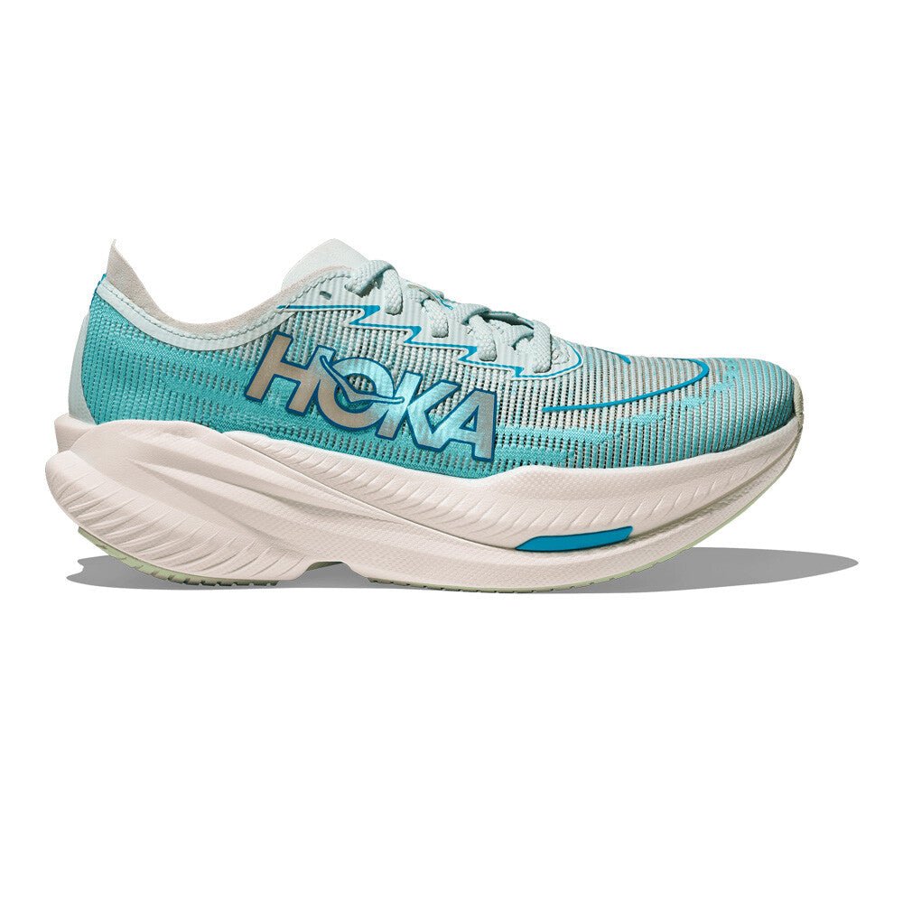 Hoka Women's Mach X 2 – Snow Melt / Blue Spark - Interval Running