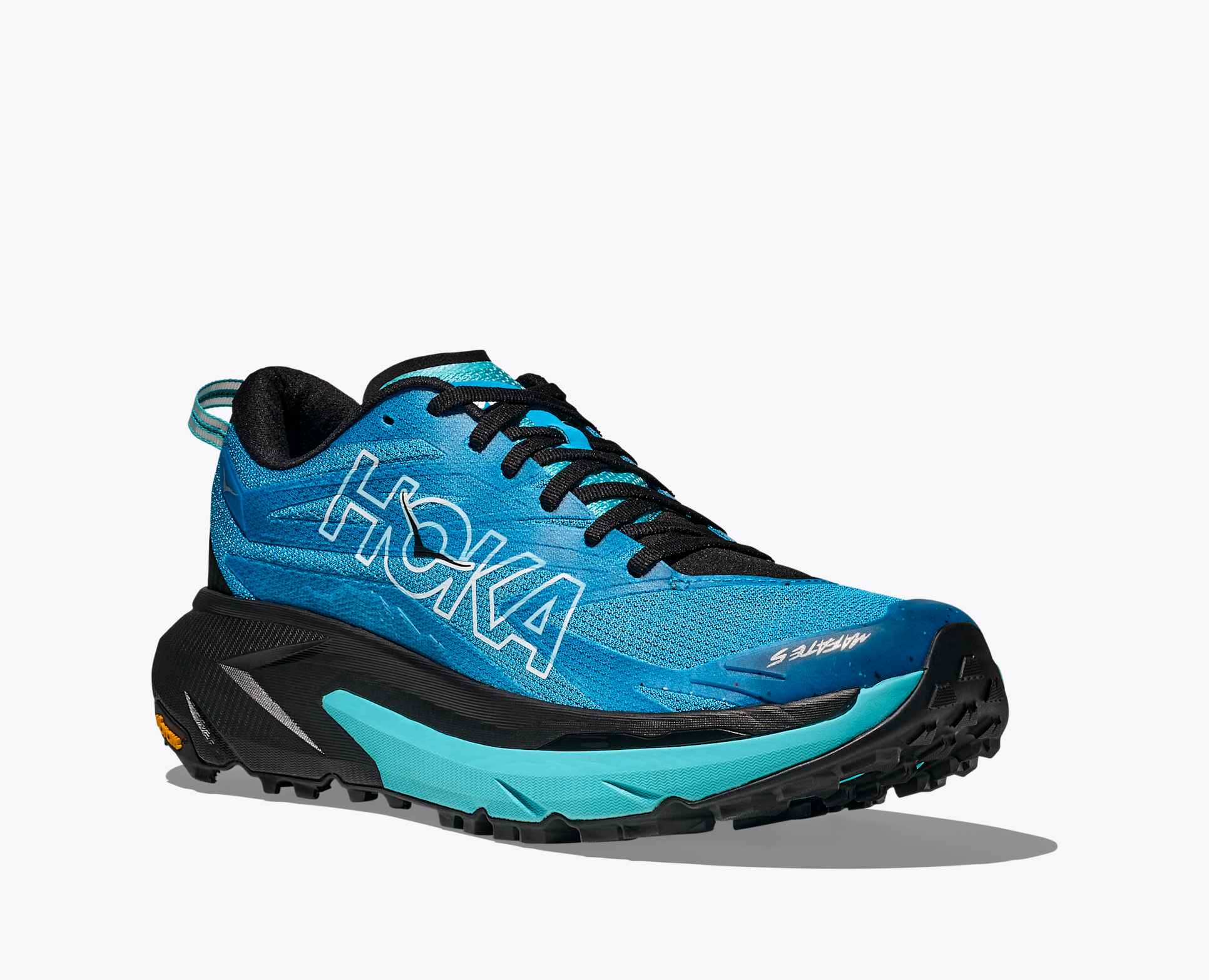 Hoka Women's Mafate 5 - Skyward Blue / Black - Interval Running