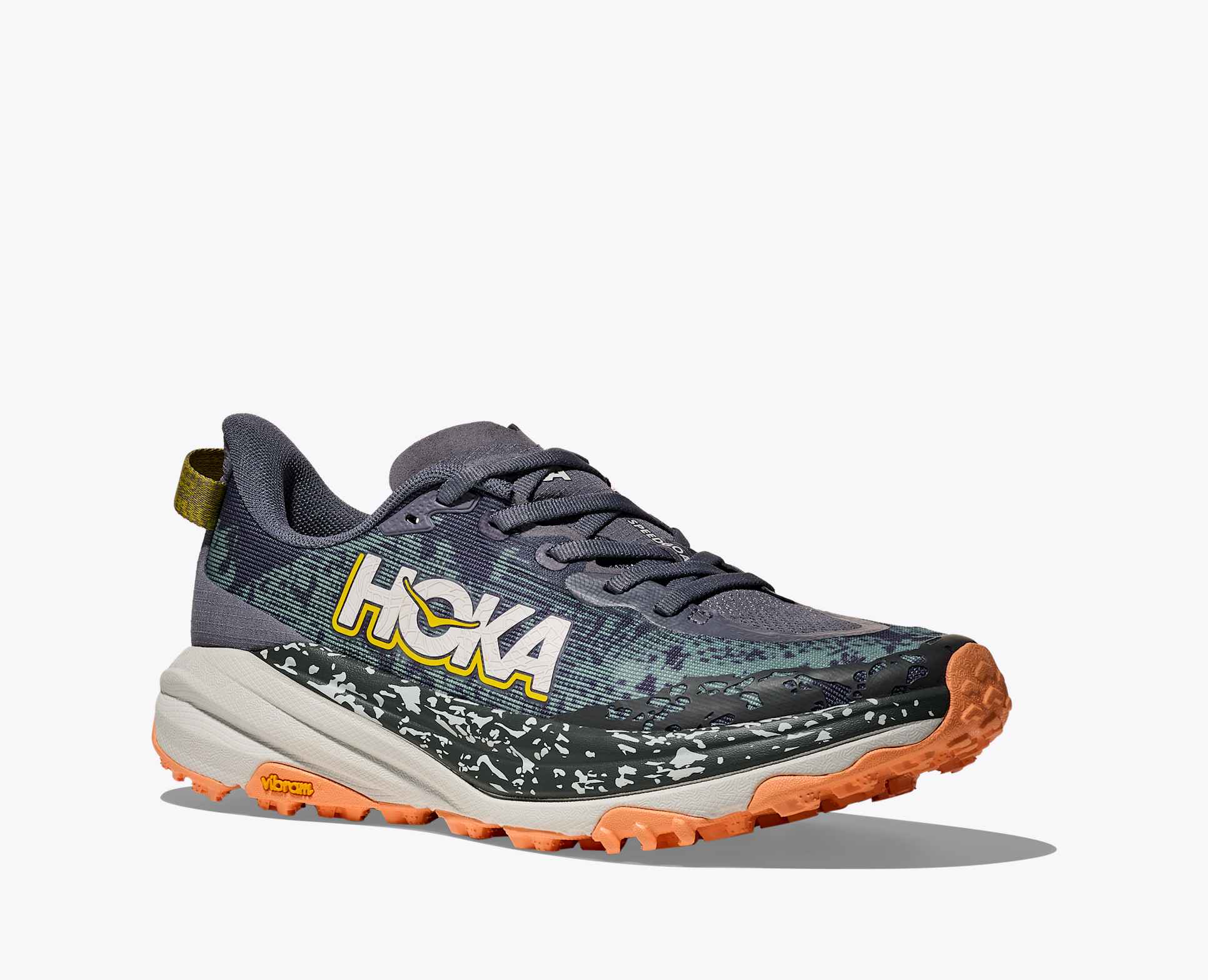 Hoka Women's Speedgoat 6 - Grey Skies | Cosmic Grey - Interval Running