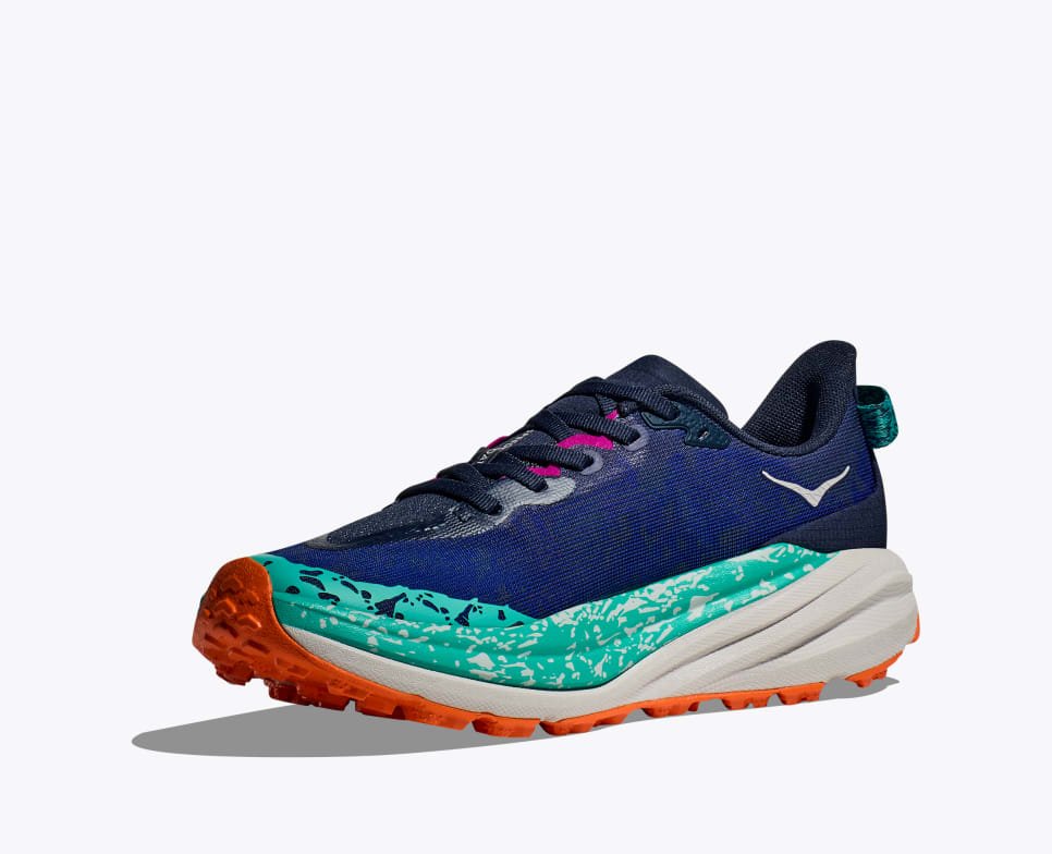 Hoka Women's Speedgoat 6 - Varsity Navy / Meteor - Interval Running