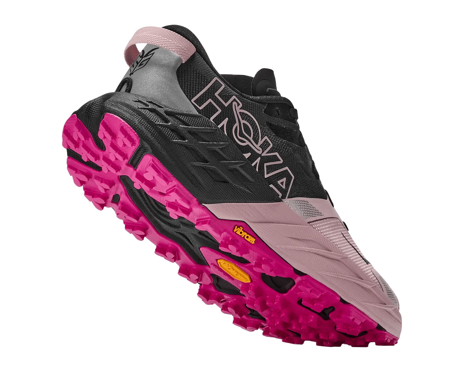 Hoka Women's Speedgoat 7 - Black / Pink Opal - Interval Running