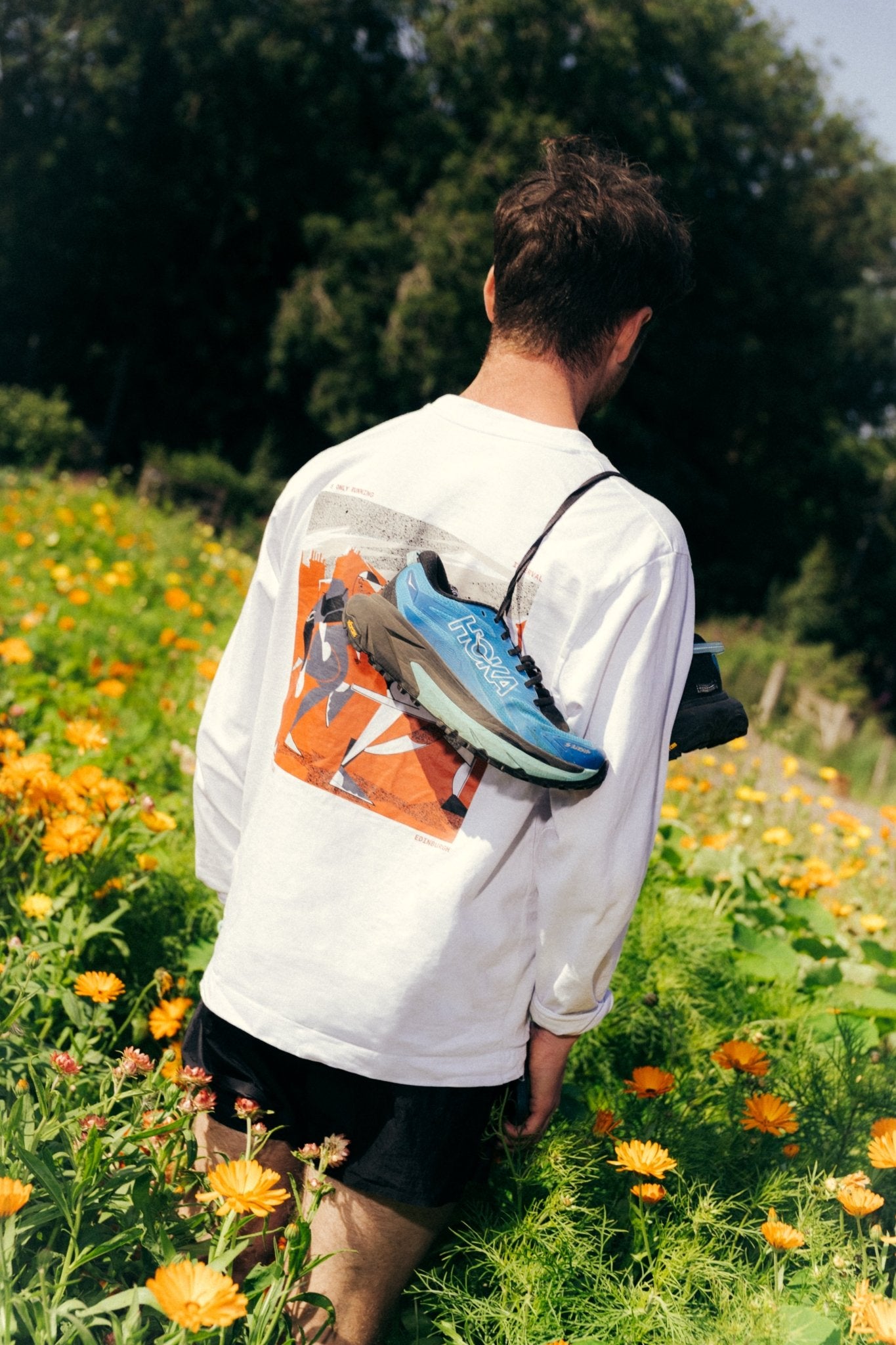 Interval x Bernie Reid | It's Only Running Long Sleeve Tee - Interval Running