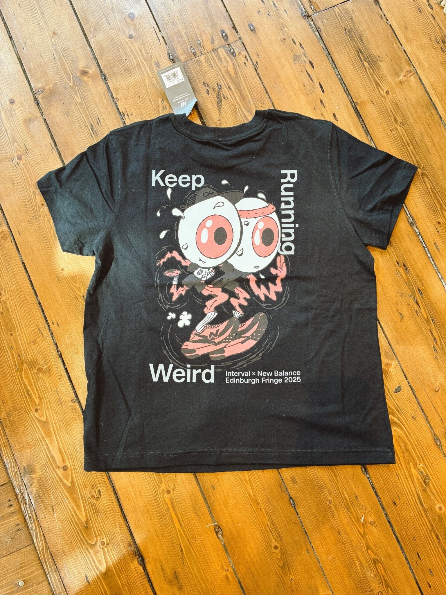 Interval x New Balance | Edi Fringe Tee | Black | Womens - Interval Running