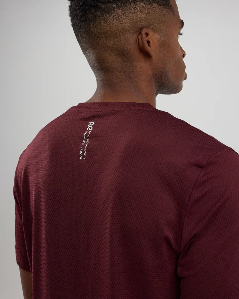 Men's Micromesh™ Run Tee - Fig - Interval Running