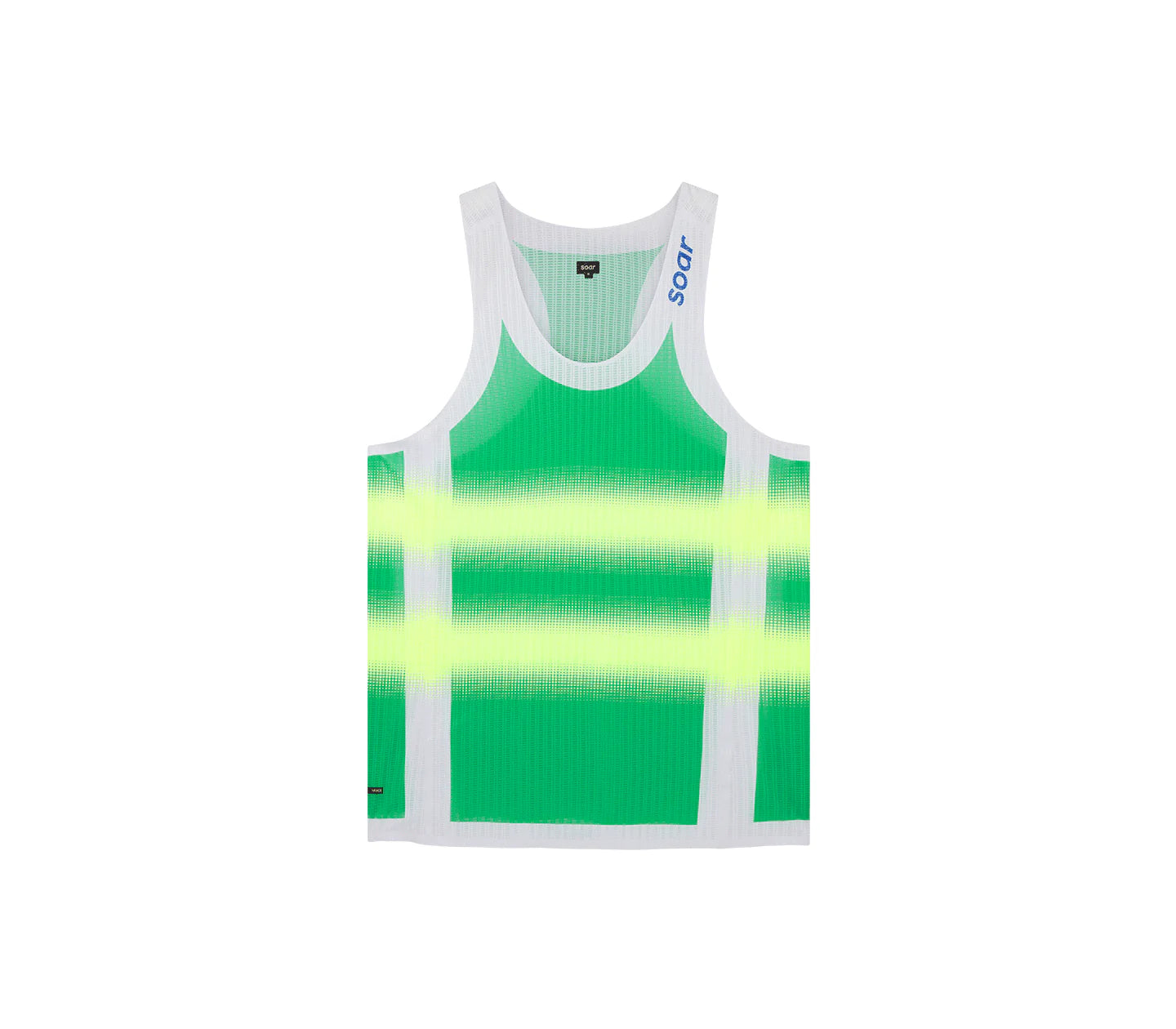 Soar Men's Race Vest - Green / Fluro Yellow