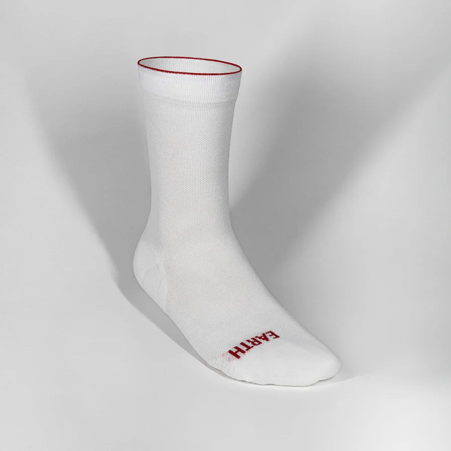Near Earth Race Day Sock - White - Interval Running