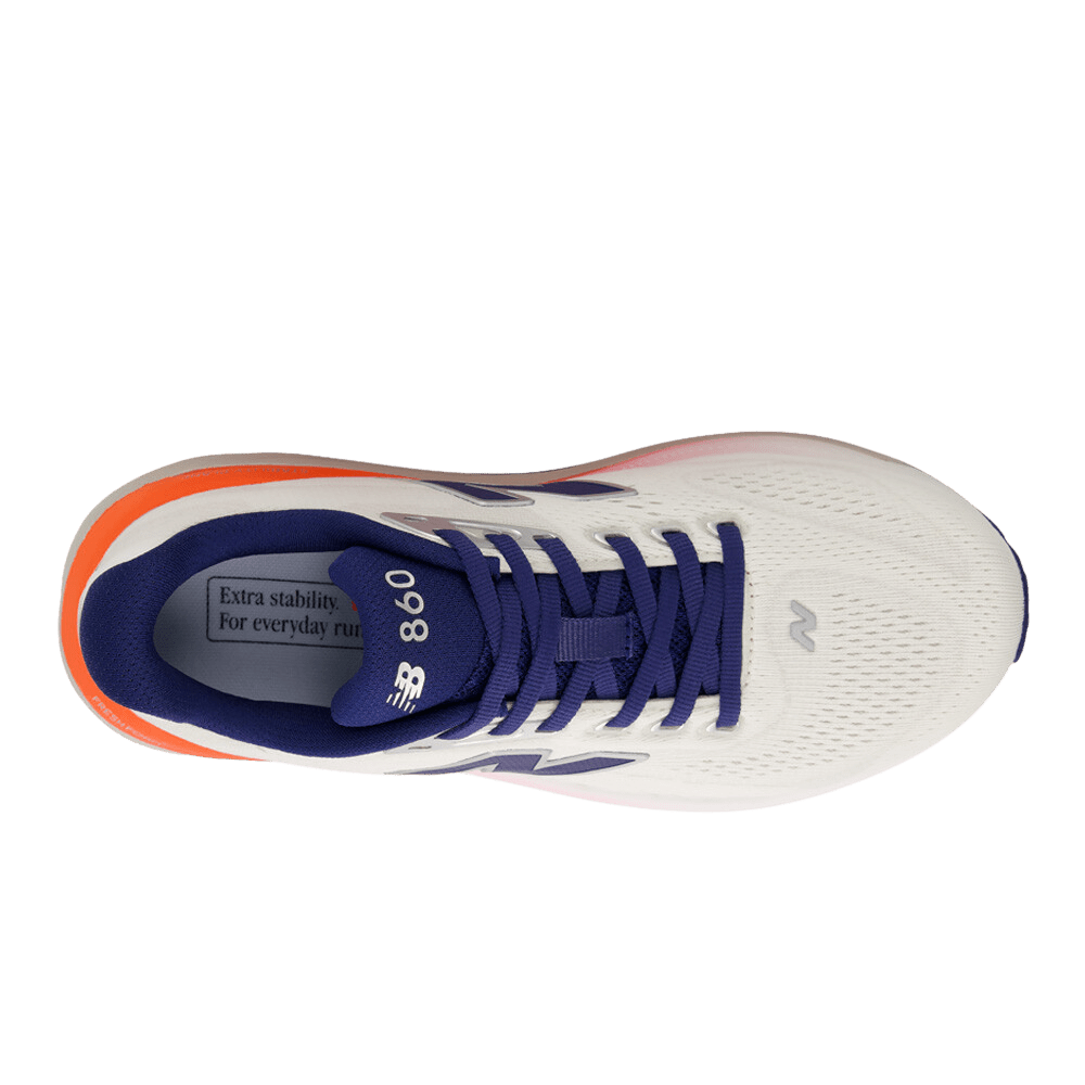 New Balance Fresh Foam X 860v15 Women's Running Shoes – Sea Salt w/ Blue Oyster - Interval Running