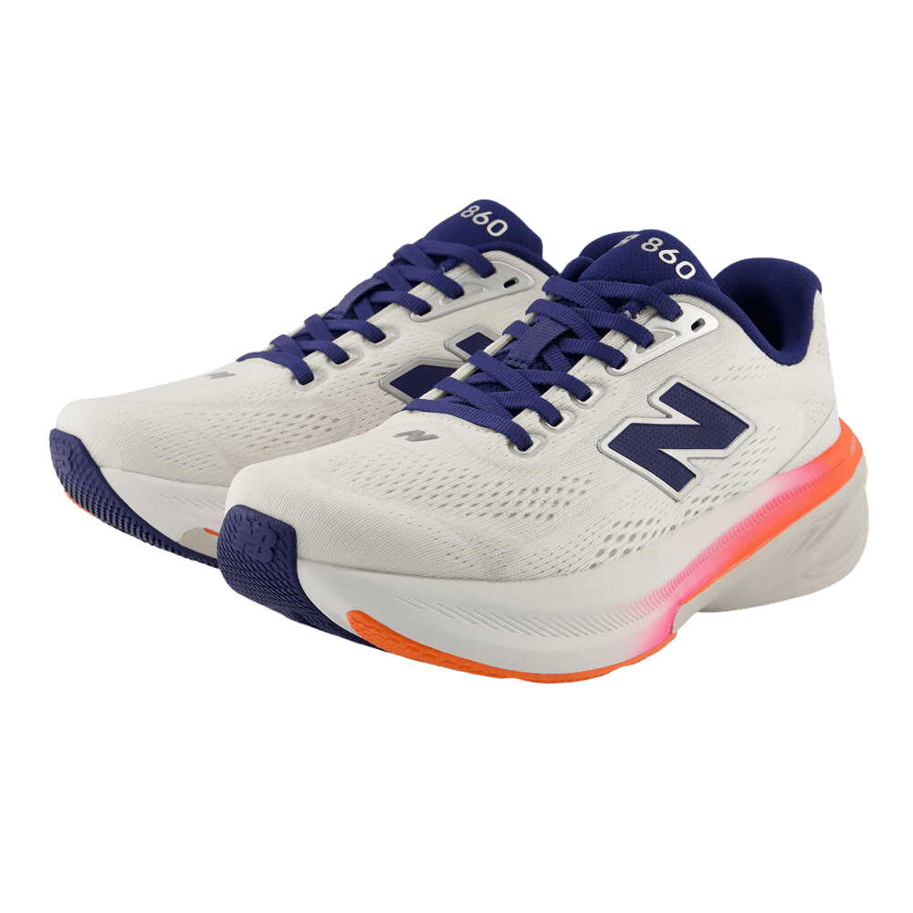 New Balance Fresh Foam X 860v15 Women's Running Shoes – Sea Salt w/ Blue Oyster - Interval Running
