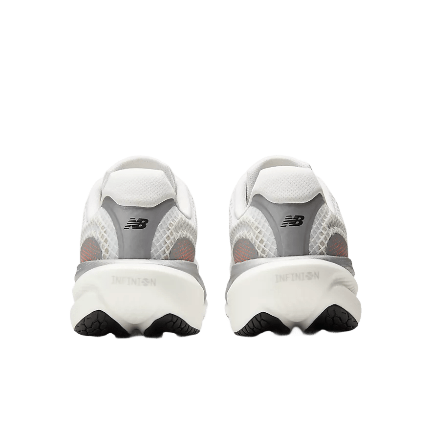 New Balance Men's 1080v15 Breathe Shoes - WHITE / PINK HEAT / TANGERINE HEAT - Interval Running