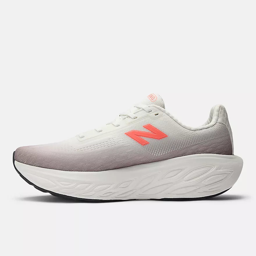 New Balance Men's Fresh Foam X 1080 v14 - Earth Shadow with Reflection and Urgent Red - Interval Running