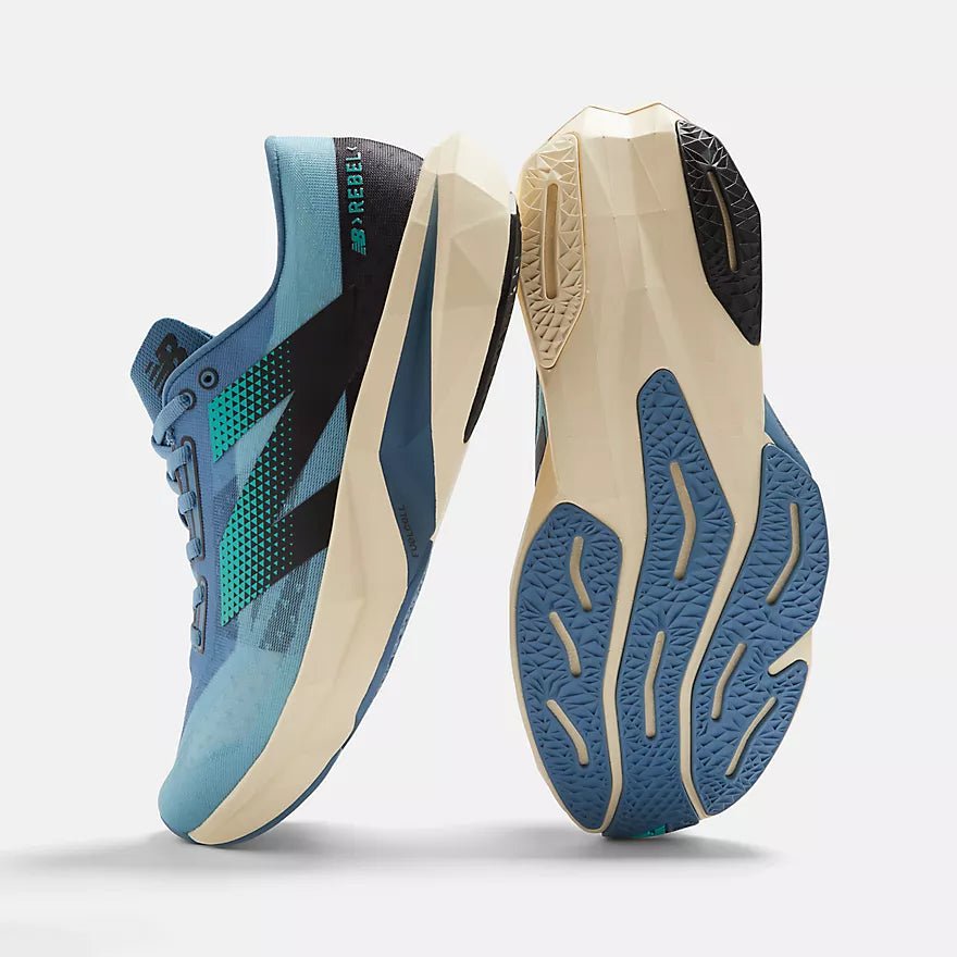 New Balance Men's FuelCell Rebel v4 Shoes - Heron Blue - Interval Running