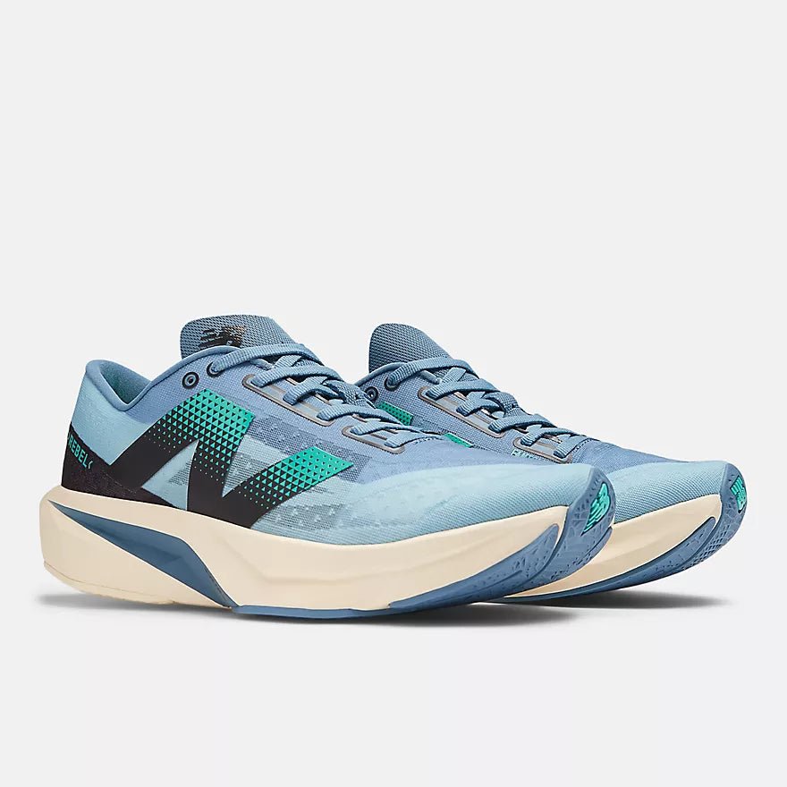 New Balance Men's FuelCell Rebel v4 Shoes - Heron Blue - Interval Running