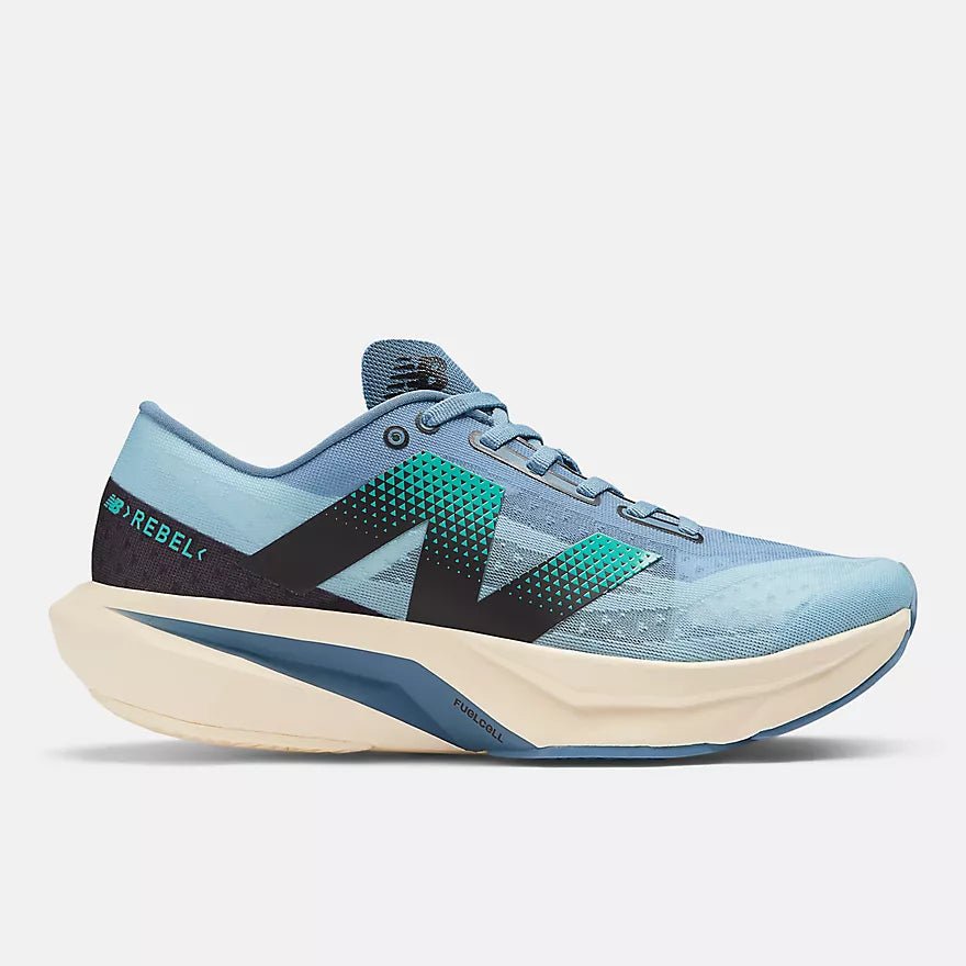 New Balance Men's FuelCell Rebel v4 Shoes - Heron Blue - Interval Running