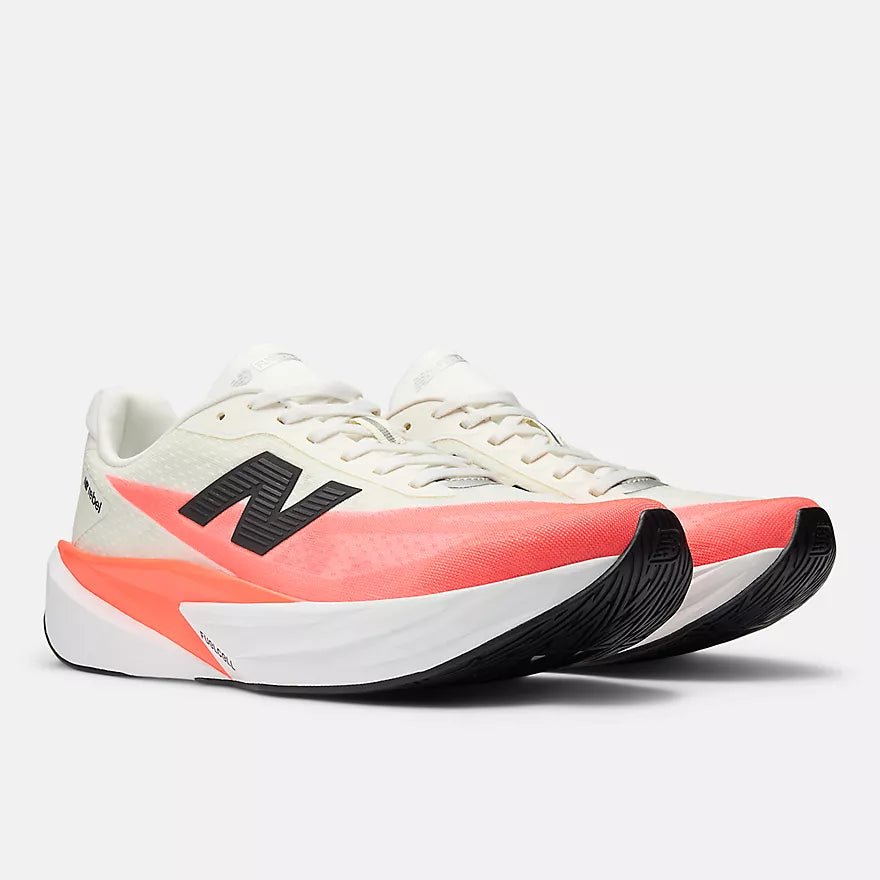 New Balance Men's FuelCell Rebel v5 | Urgent Red with White and Sea Salt - Interval Running