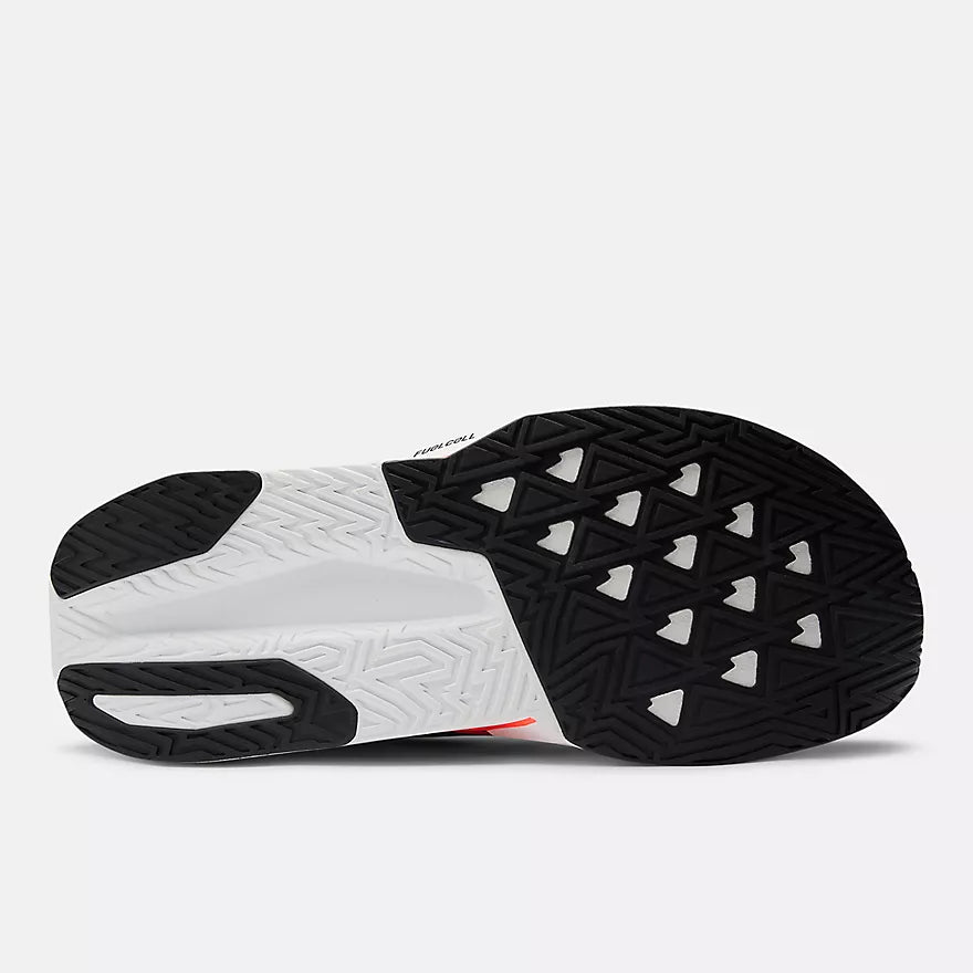 New Balance Men's FuelCell Rebel v5 | Urgent Red with White and Sea Salt - Interval Running