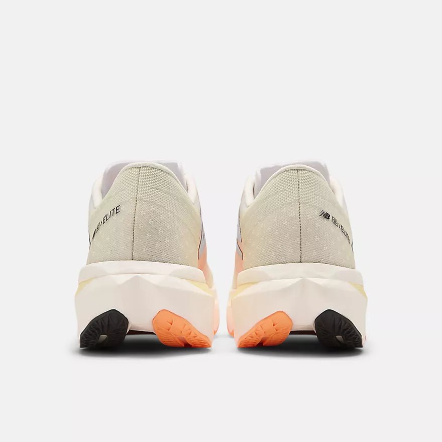 New Balance Men's FuelCell SuperComp Elite v4 - White with Angora and Hot Mango - Interval Running
