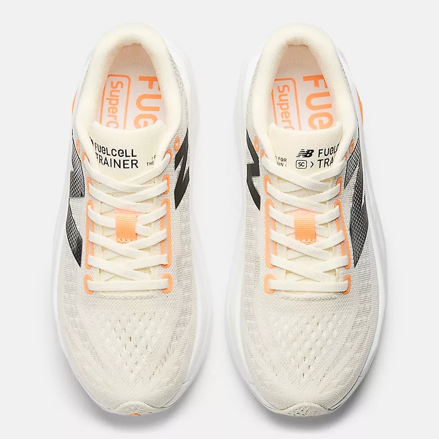 New Balance Men's FuelCell SuperComp Trainer v3 – Angora with Hot Mango and Black - Interval Running