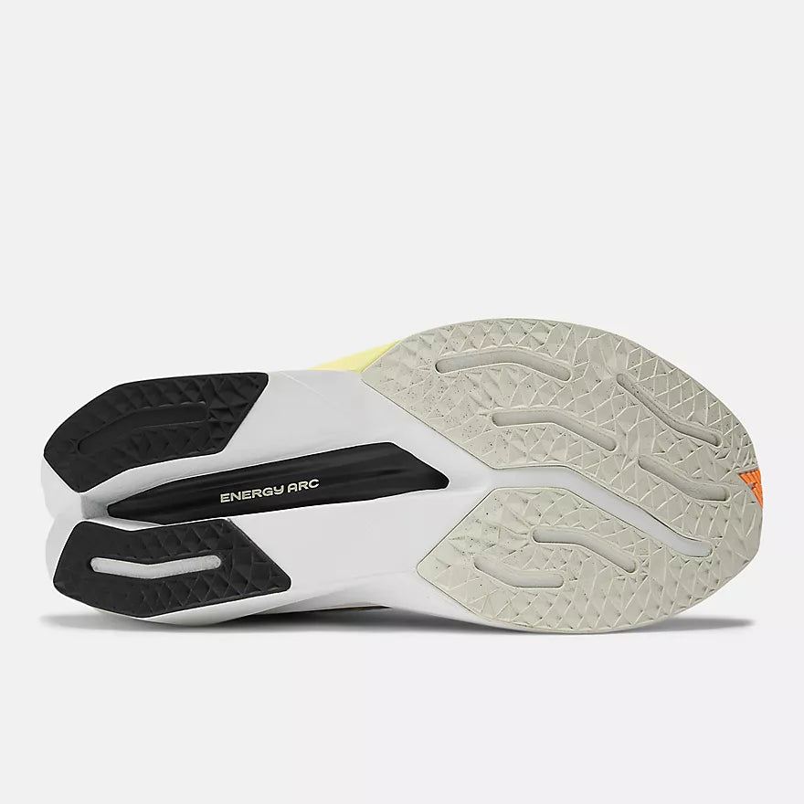 New Balance Men's FuelCell SuperComp Trainer v3 – Angora with Hot Mango and Black - Interval Running
