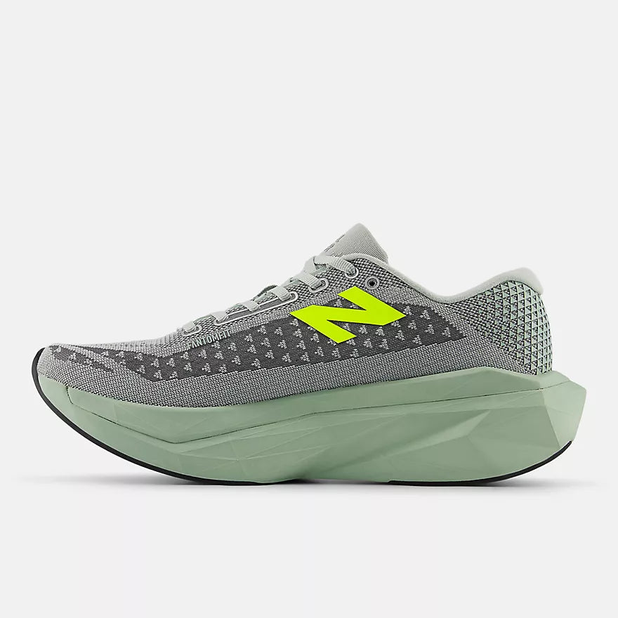 New Balance Men's FuelCell SuperComp Trainer v3 – MOSAIC GREEN with LONE STAR GREY - Interval Running