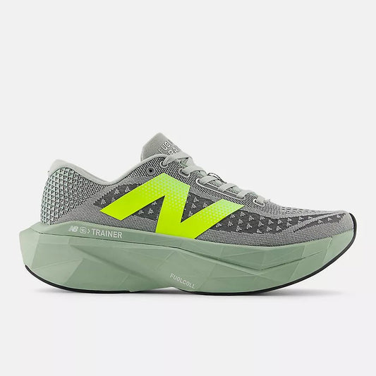New Balance Men's FuelCell SuperComp Trainer v3 – MOSAIC GREEN with LONE STAR GREY - Interval Running