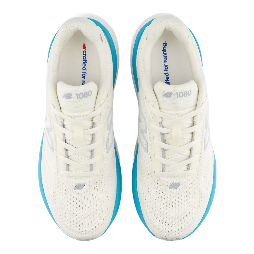 New Balance Women's 1080v15 – Angora with Blue Glaze - Interval Running