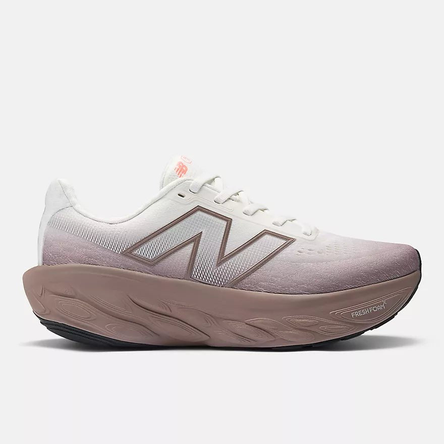 New Balance Women's Fresh Foam X 1080 v14 - Earth Shadow with Reflection and Urgent Red - Interval Running