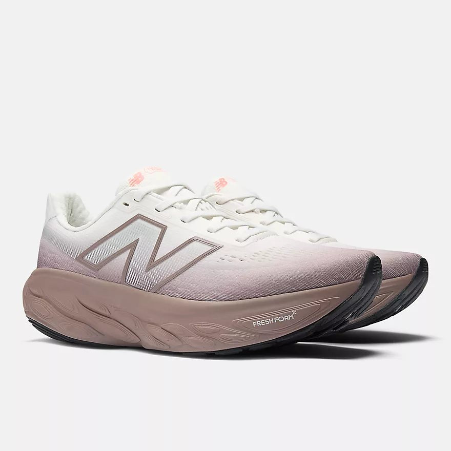 New Balance Women's Fresh Foam X 1080 v14 - Earth Shadow with Reflection and Urgent Red - Interval Running