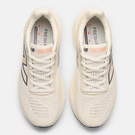 New Balance Women's Fresh Foam X 1080 v14 - Sea Salt with Vintage Indigo and Hot Mango - Interval Running