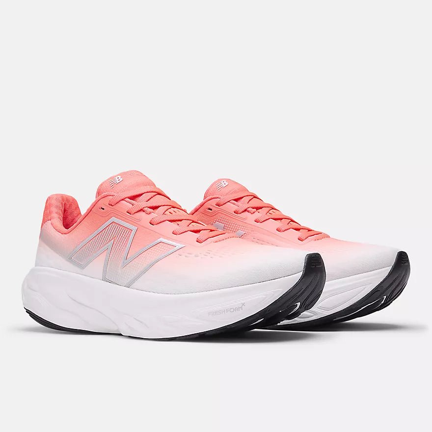 New Balance Women's Fresh Foam X 1080 v14 - Urgent Red with Silver Metallic and Light Silver Metallic - Interval Running