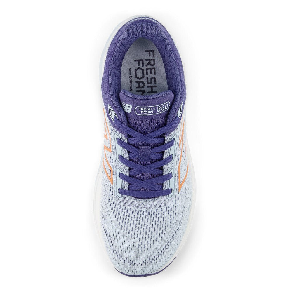 New Balance Women's Fresh Foam X 860 v14 – Frosted Glass with Dream State and Peach Nectar - Interval Running