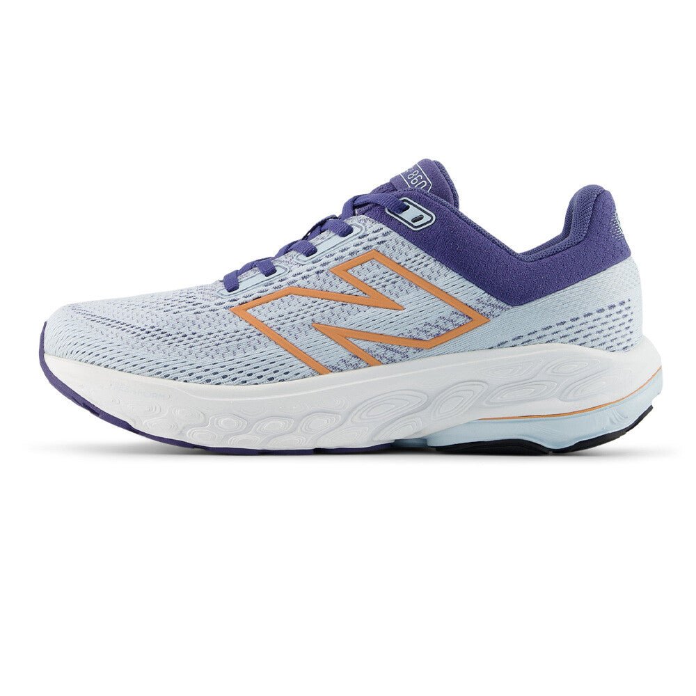 New Balance Women's Fresh Foam X 860 v14 – Frosted Glass with Dream State and Peach Nectar - Interval Running