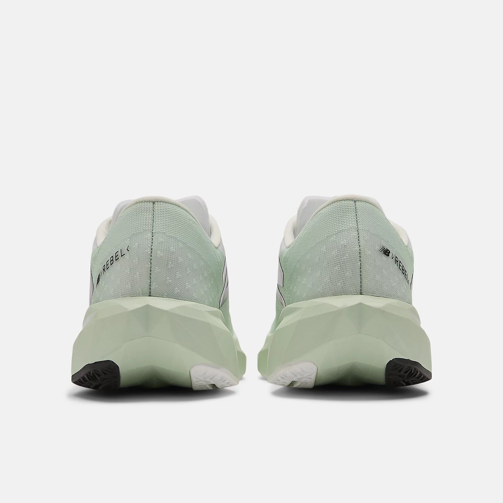 New Balance Women's FuelCell Rebel v4 Shoes - Clay Ash with White and Black - Interval Running