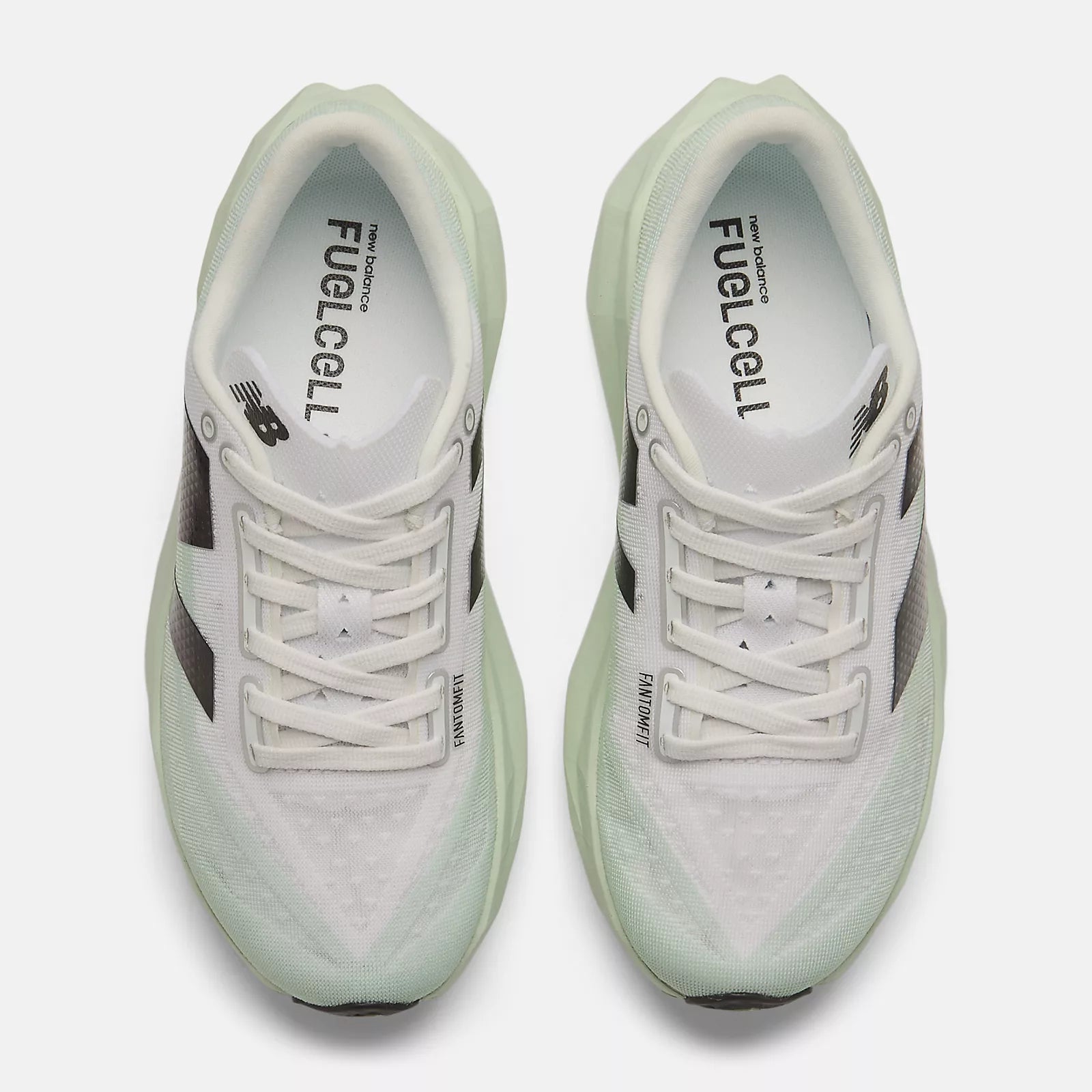 New Balance Women's FuelCell Rebel v4 Shoes - Clay Ash with White and Black - Interval Running