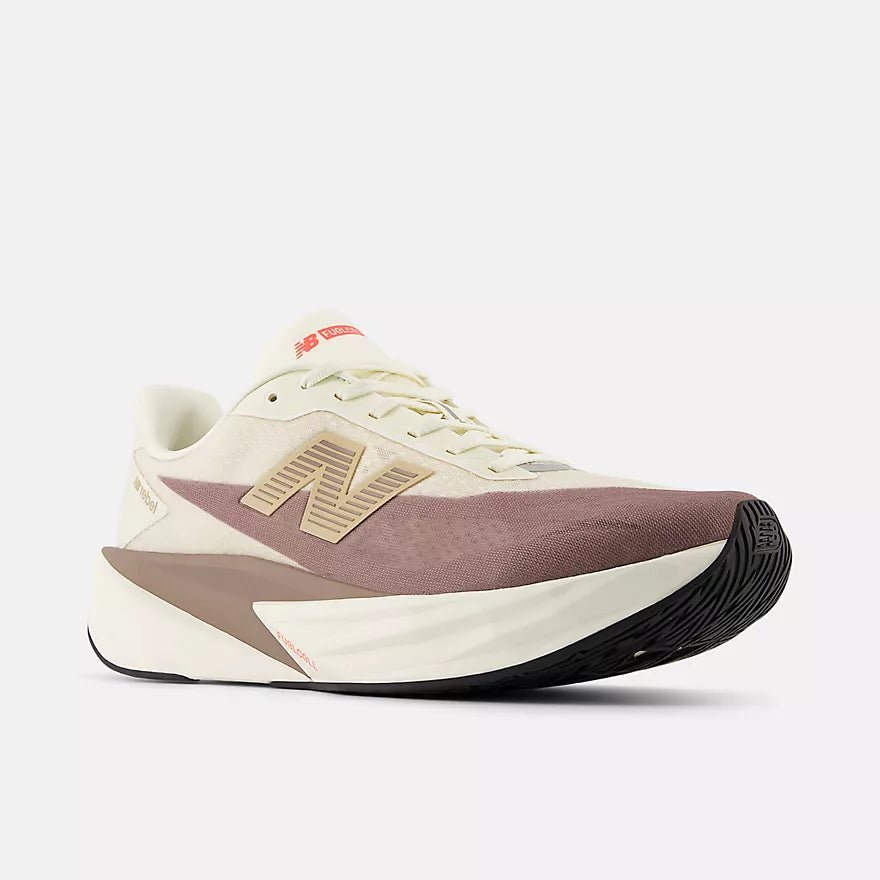 New Balance Women's FuelCell Rebel v5 | Angora with Earth Shadow and Sea Salt - Interval Running